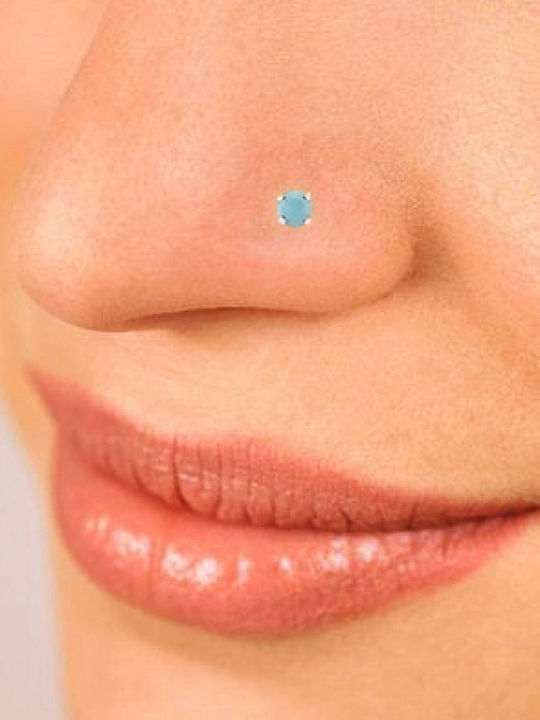 Nasenpiercing Bar aus 14K Platin