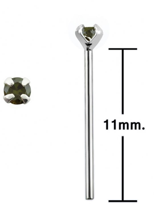 Nose Earring in 14K Platinum