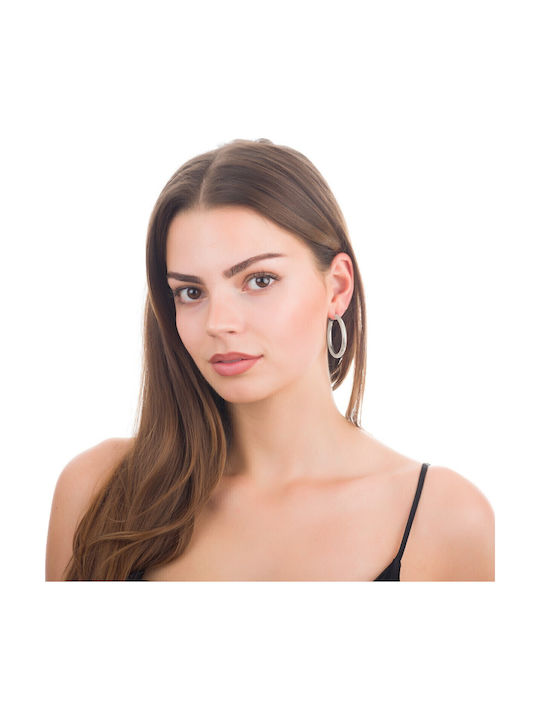 Verorama Earrings Hoops made of Silver