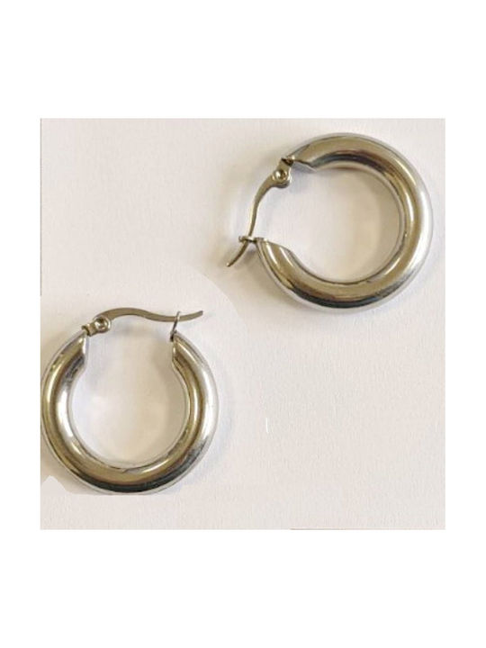 Earrings Hoops made of Steel Gold Plated