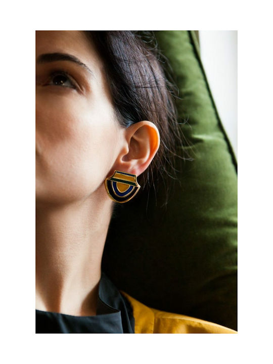 Maria Kaprili Earrings Gold Plated