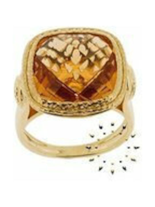 Women's Gold Plated Silver Ring