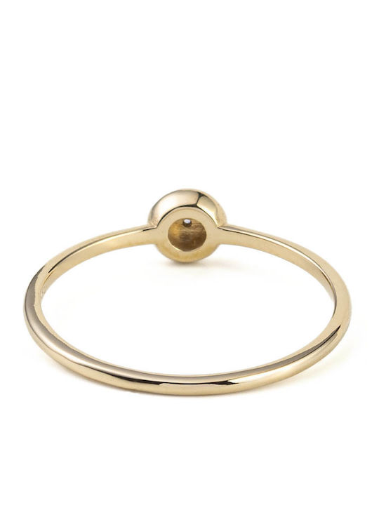 George Art Jewels Дамски Пръстен Халка с Емайл от Злато 14K
