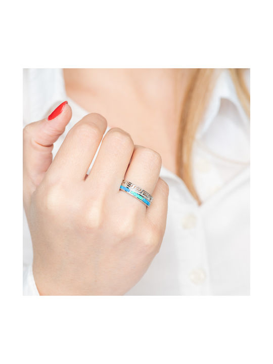 Damen Ring mit Steinen aus Silber