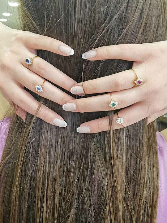 Goldjewels Femeie Inel cu Zirconiu din Aur 9K