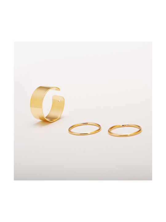 Women's Gold Plated Brass Ring