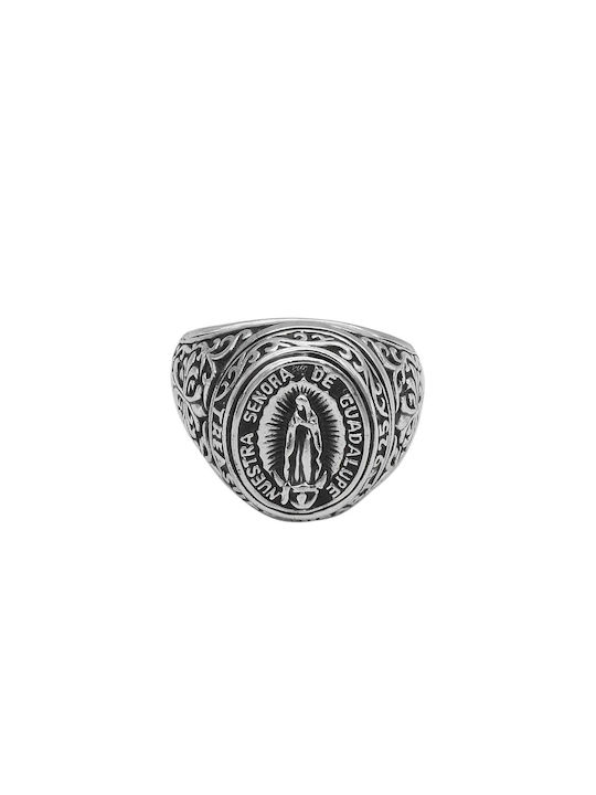 Damen Ring aus Silber Vergoldeter