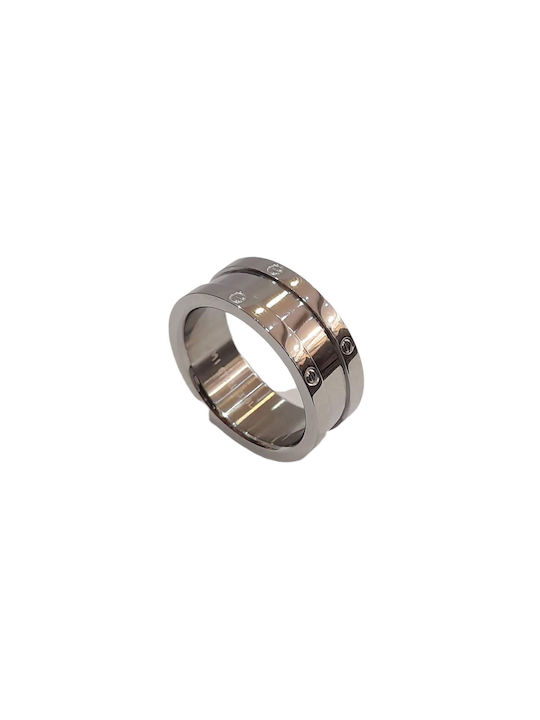 Bd Jewelery Damen Ring aus Stahl Vergoldeter