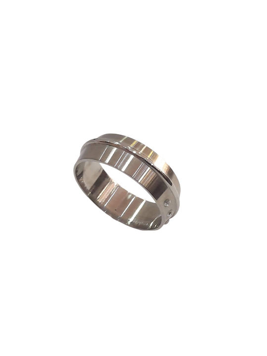 Bd Jewelery Herren Ring aus Stahl Vergoldet