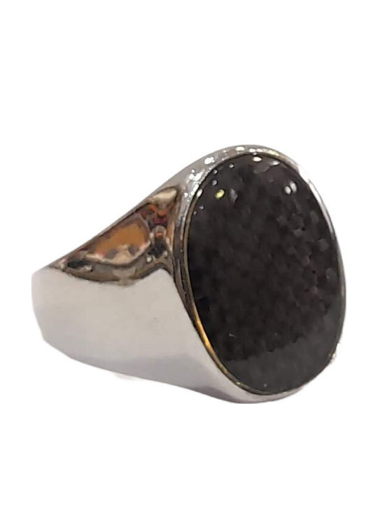 BD Jewelery Bd Jewelery Ανδρικό Δαχτυλίδι από Ατσάλι Επιχρυσωμένο