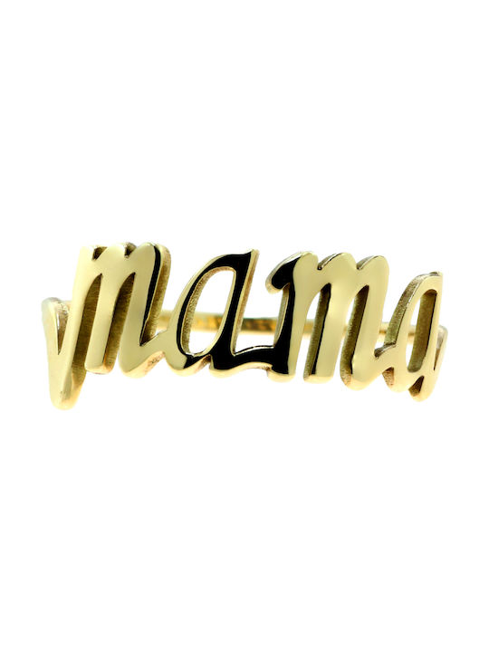 Women's Gold Ring Mama 14K