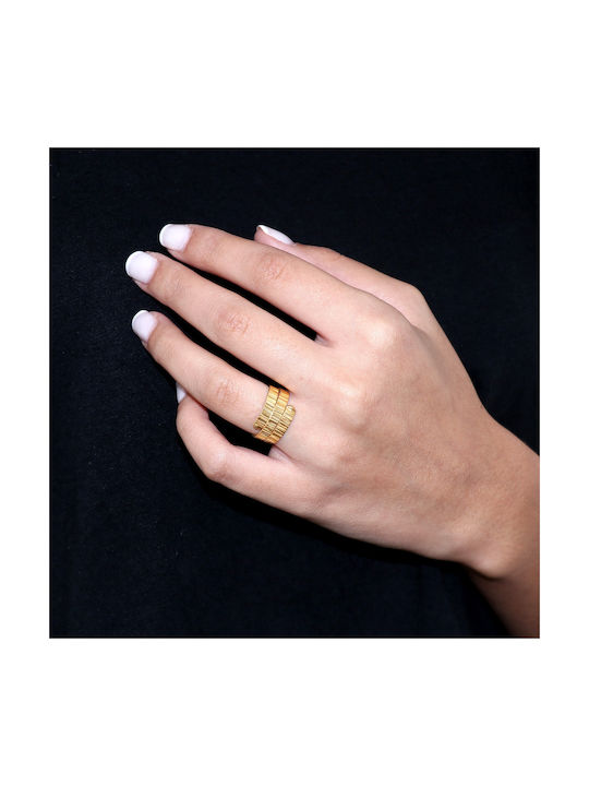 Women's Ring from Silver Gold Plated