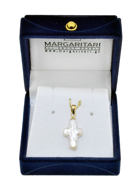 Margaritari Χρυσός Σταυρός 14Κ