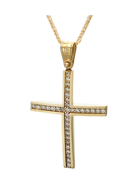 Anorado Gold Σταυρός