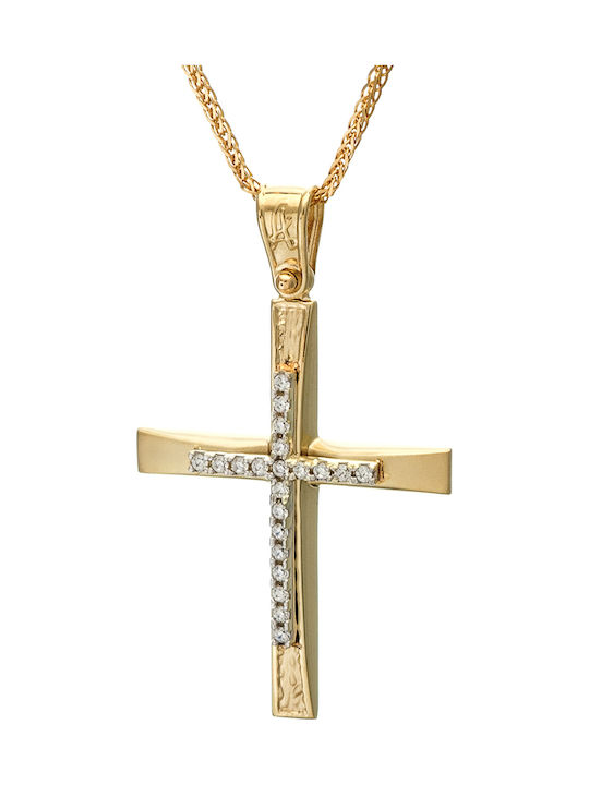 Anorado Gold Σταυρός