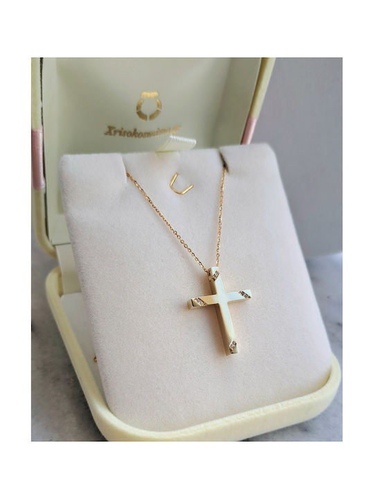 Women's Gold Cross 14K with Chain