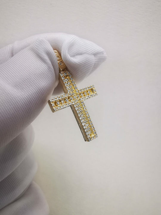 Kosmima1 Gold Σταυρός Beidseitig