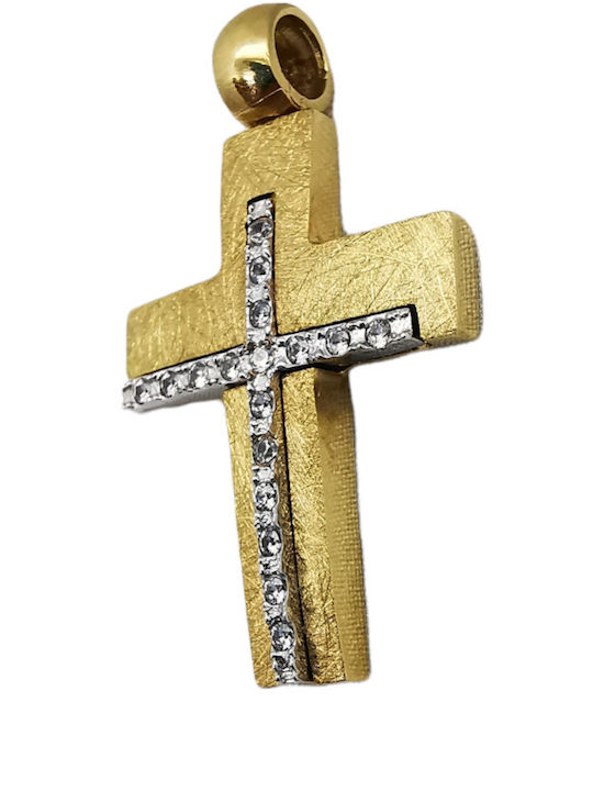 Kosmima1 Дамски Златен Кръст 14K