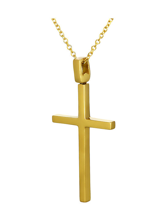 Women's Gold Cross 14K with Chain