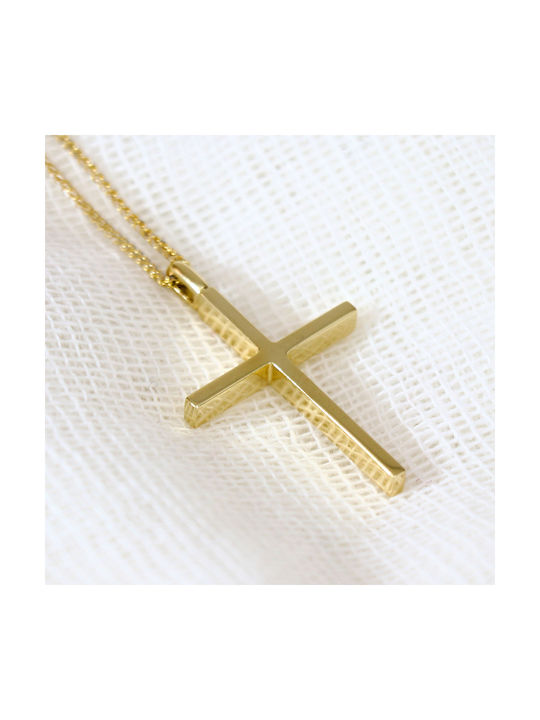 Men's Gold Cross 14K