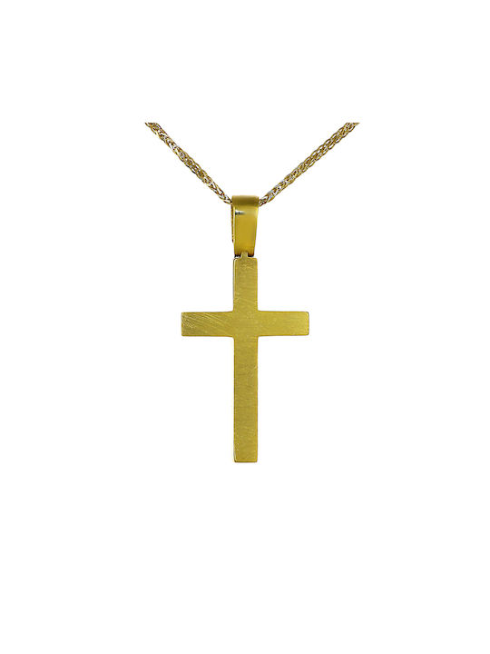 Men's Gold Cross 14K