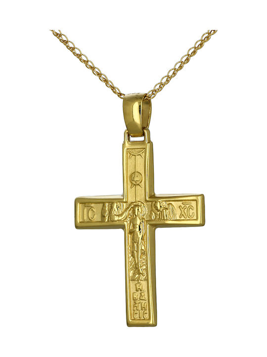 Men's Gold Cross 14K