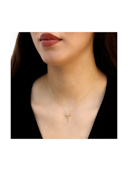 Gold Cross 14K with Chain