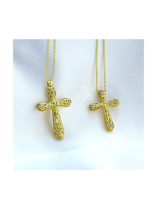 Women's Gold Cross 14K with Chain