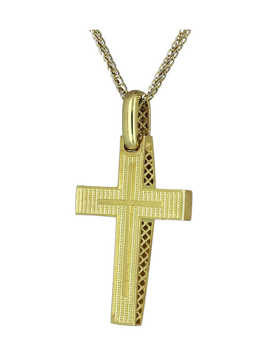 Men's Gold Cross 14K