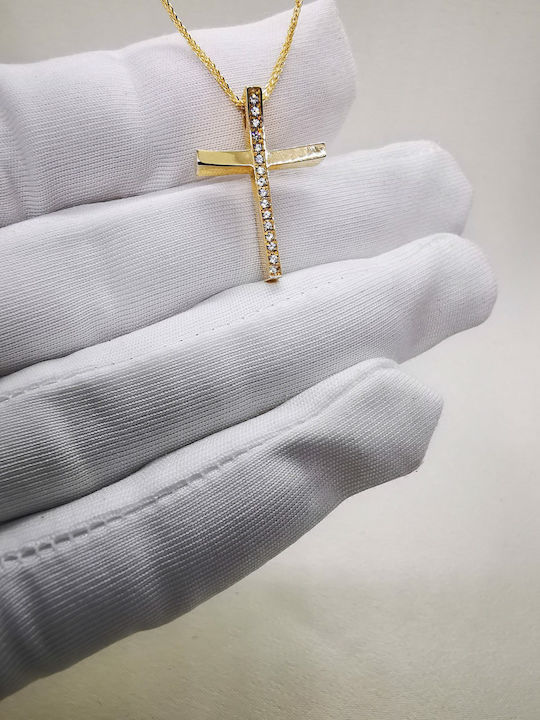 Kosmima1 Women's Gold Cross 14K