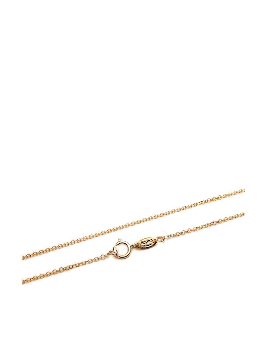 Women's Rose Gold Cross 14K with Chain