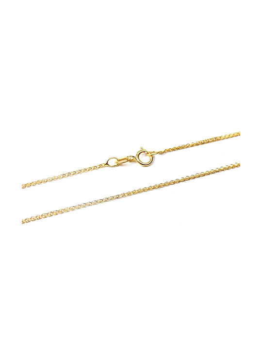 Gold Kreuz 14K mit Kette