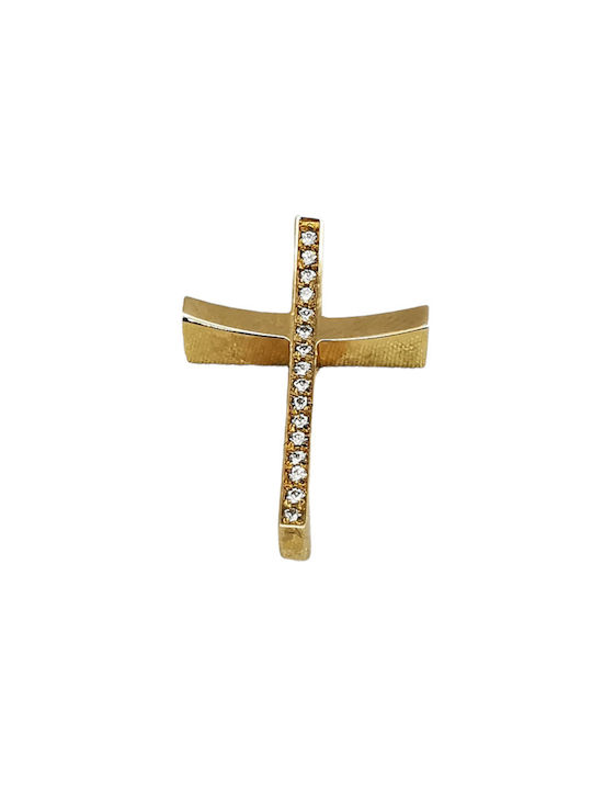Kosmima1 Women's Gold Cross 14K