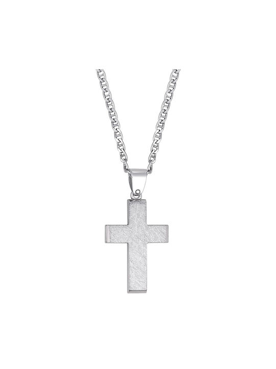 Men's Cross from Silver with Chain