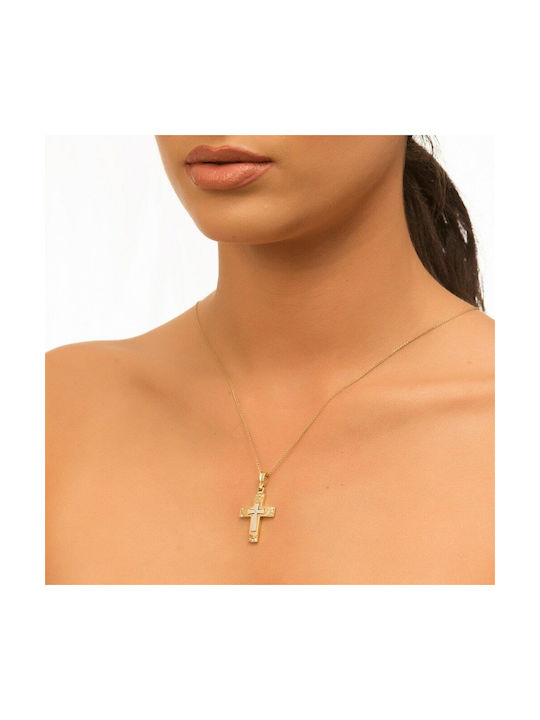 Femeiesc Aur Cruce 14K