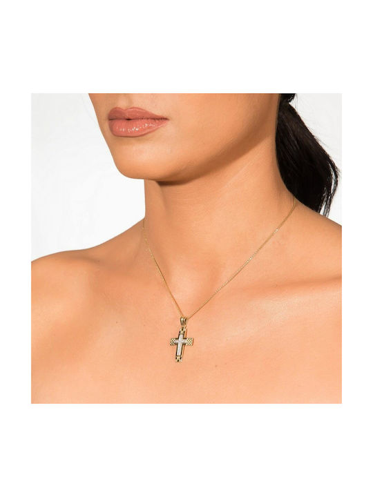 Femeiesc Aur Cruce 14K