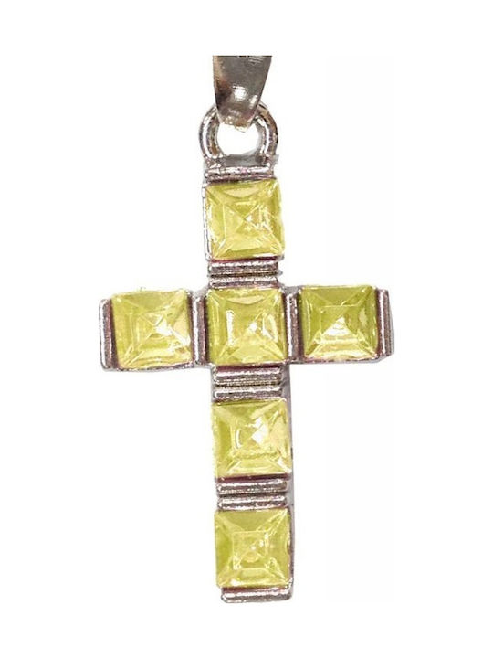 Kostibas Fashion Silber Σταυρός Επιχρυσωμένος