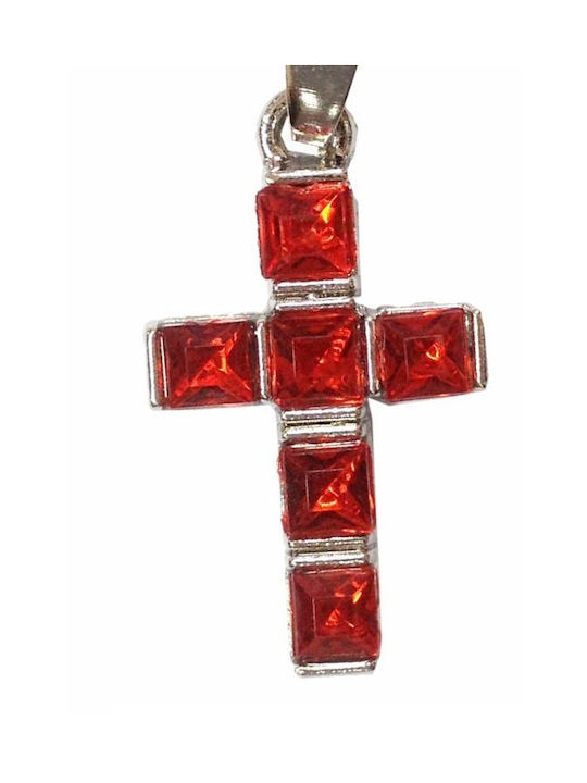 Cross from Silver with Cord