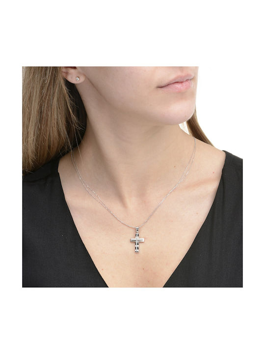 Ioannou24 Women's Gold Cross 14K with Chain