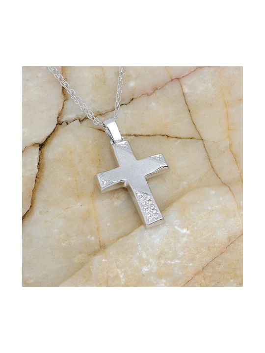 Ioannou24 Women's Gold Cross 14K with Chain