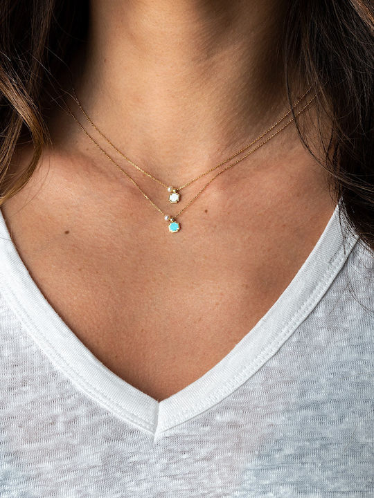 George Art Jewels Aur Sfântul Cruci 14K