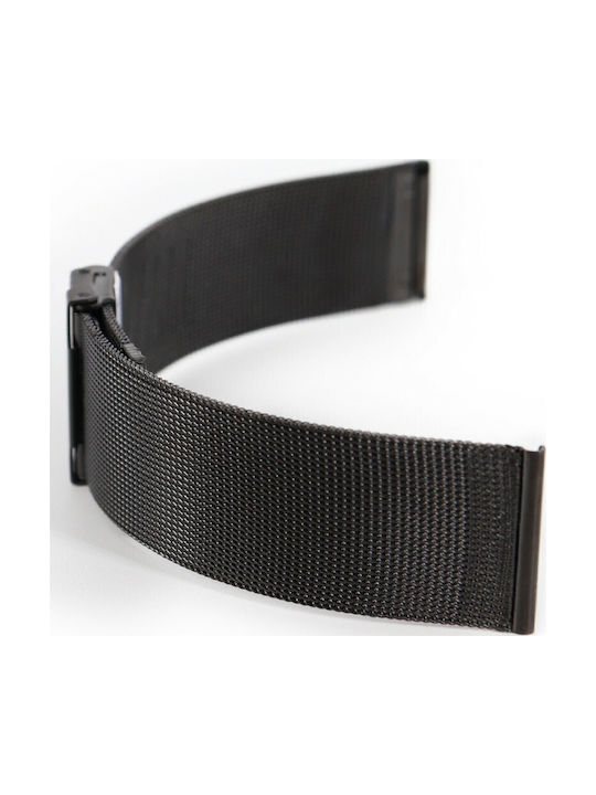 Vitopoulos Metallic-Armband Schwarz 10mm