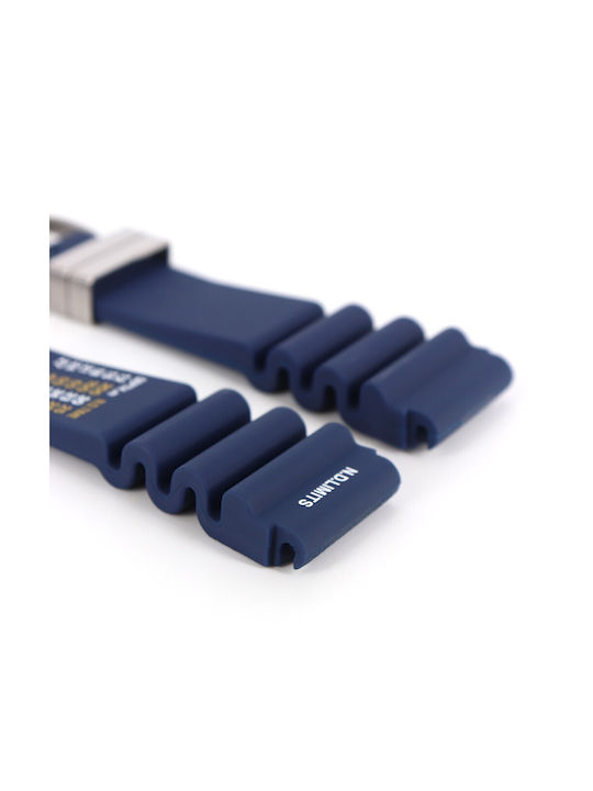 Καουτσούκ Λουράκι Navy Μπλε 22mm