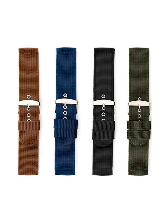 Fabric Strap Brown 22mm