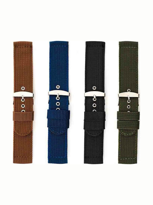 KOSTELO Fabric Strap Blue 24mm