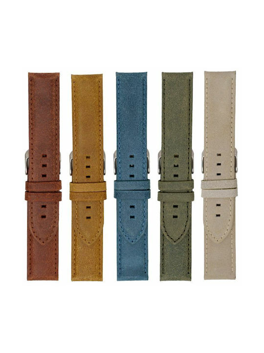 Leather Strap Gray 24mm