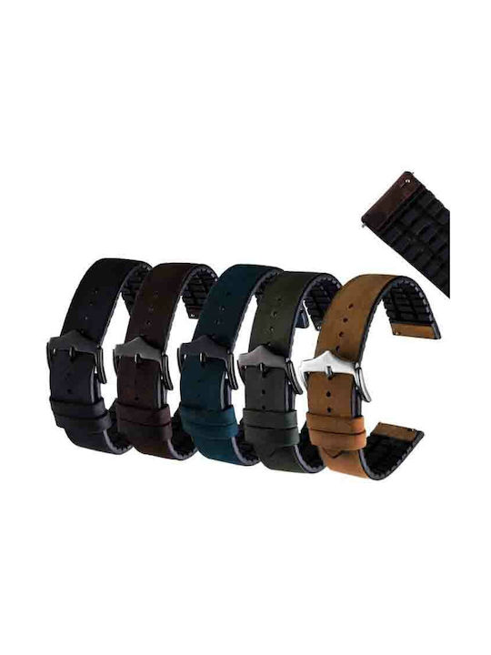 Leather Strap Black 20mm