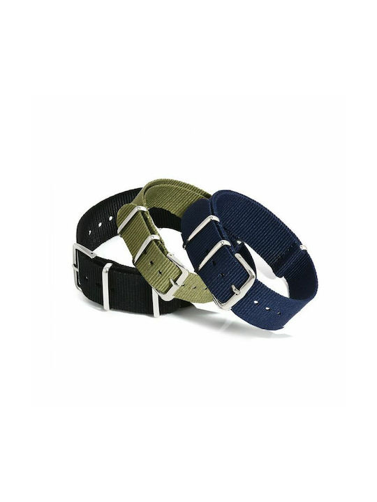 Fabric Strap Nato Blue 20mm