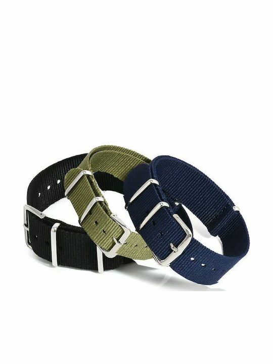 KOSTELO Fabric Strap Nato Navy Blue 18mm KOSTELO Fabric Strap Nato Navy Blue 18mm