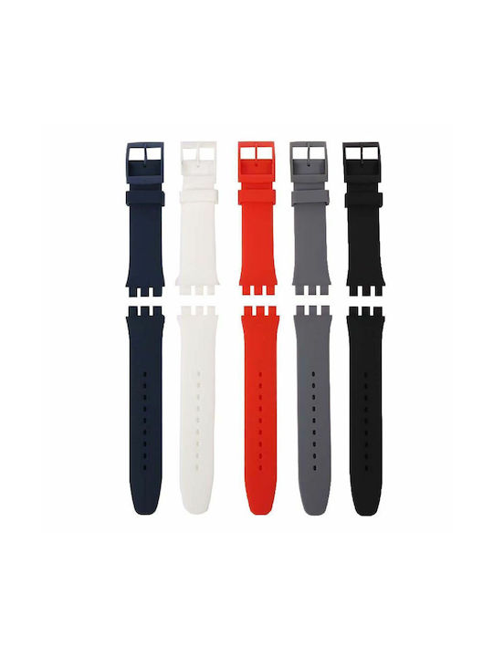 Rubber Strap Gray 19mm